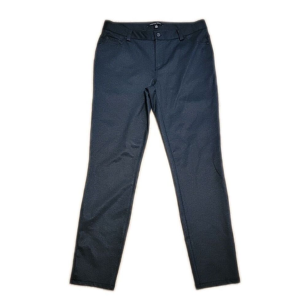 Andrew Marc Women's Dress Pants ~ Sz 10 ~ Blue ~ Mid Rise ~ 30" Inseam